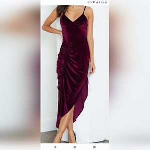 Ronny kobo dress, size L, purple, new with tag